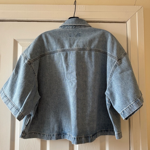 AGOLDE RONA BOX SHIRT IN EFFECT - Picture 7 of 12